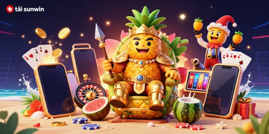 Experience the thrill of downloading tải sunwin with vibrant, rich casino visuals showcasing fun game elements.