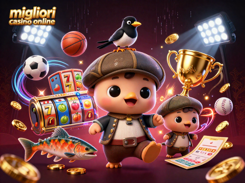 Gioca nei migliori casino online con slot machine e simboli della fortuna.
