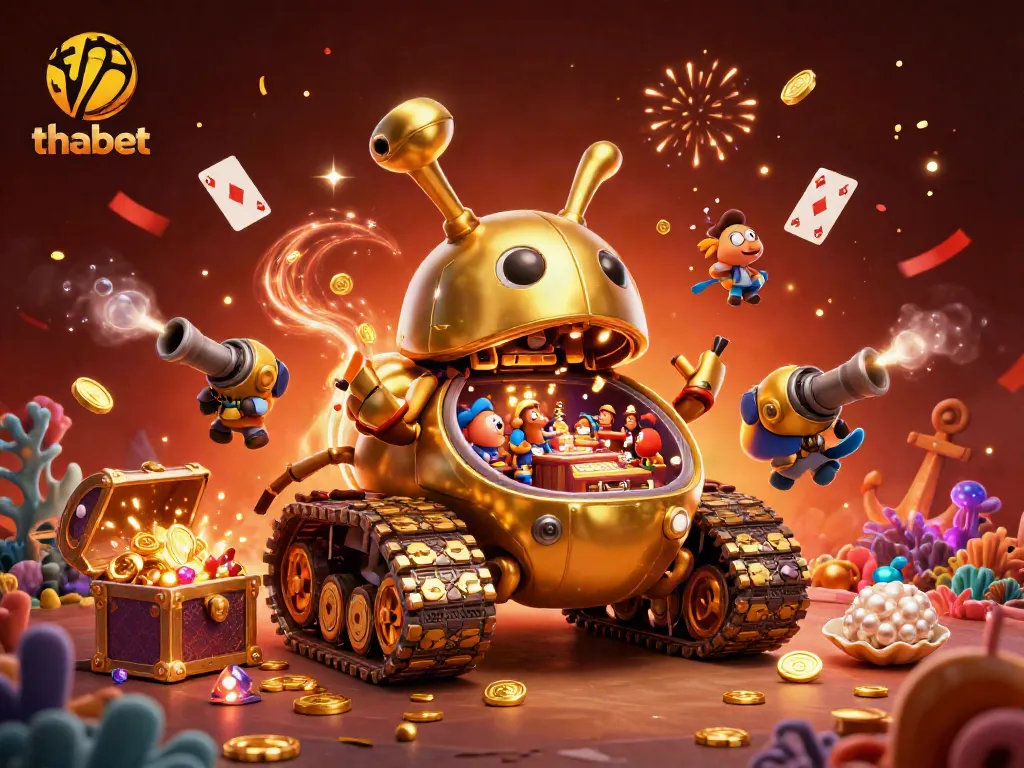 Experience thrilling gameplay at thabet with an explosion of color and casino elements