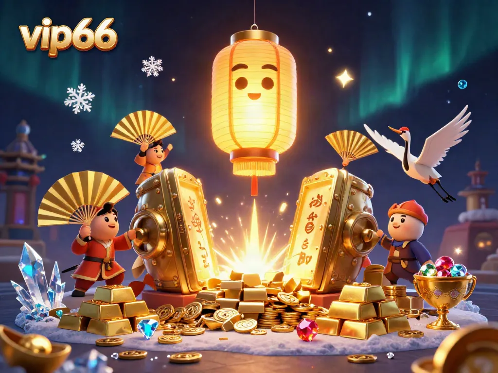 Experience the vibrant gaming atmosphere of vip66 with spirited characters and stunning treasures.