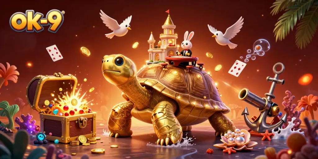 Experience thrilling gameplay at ok-9 with interactive casino elements and vibrant 3D characters.
